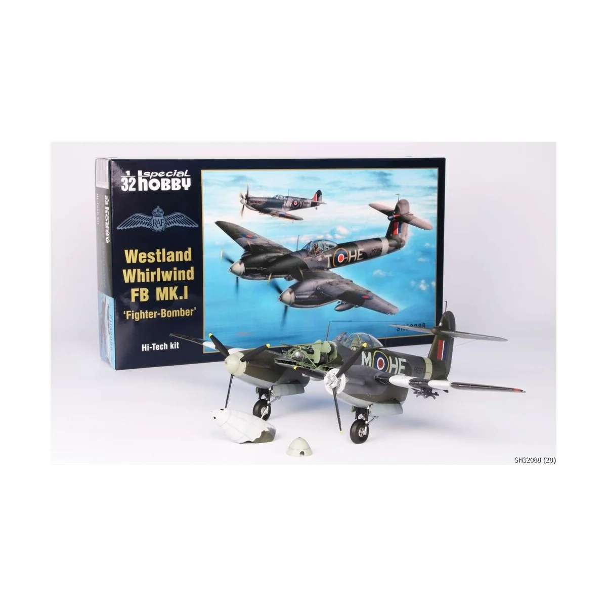 Westland Whirlwind FB MK.I ‘Fighter-Bomber’ Hi-tech kit, 1/32 - Spe...