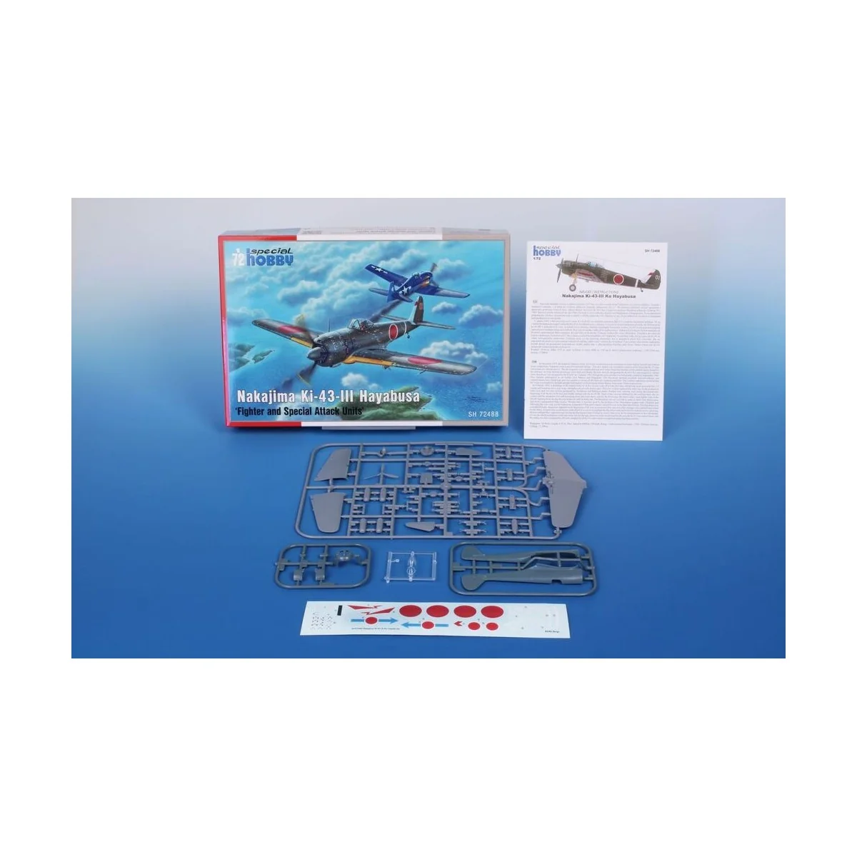 Nakajima Ki-43-III Hayabusa / Oscar, 1/72 - Special Hobby 100-SH72488