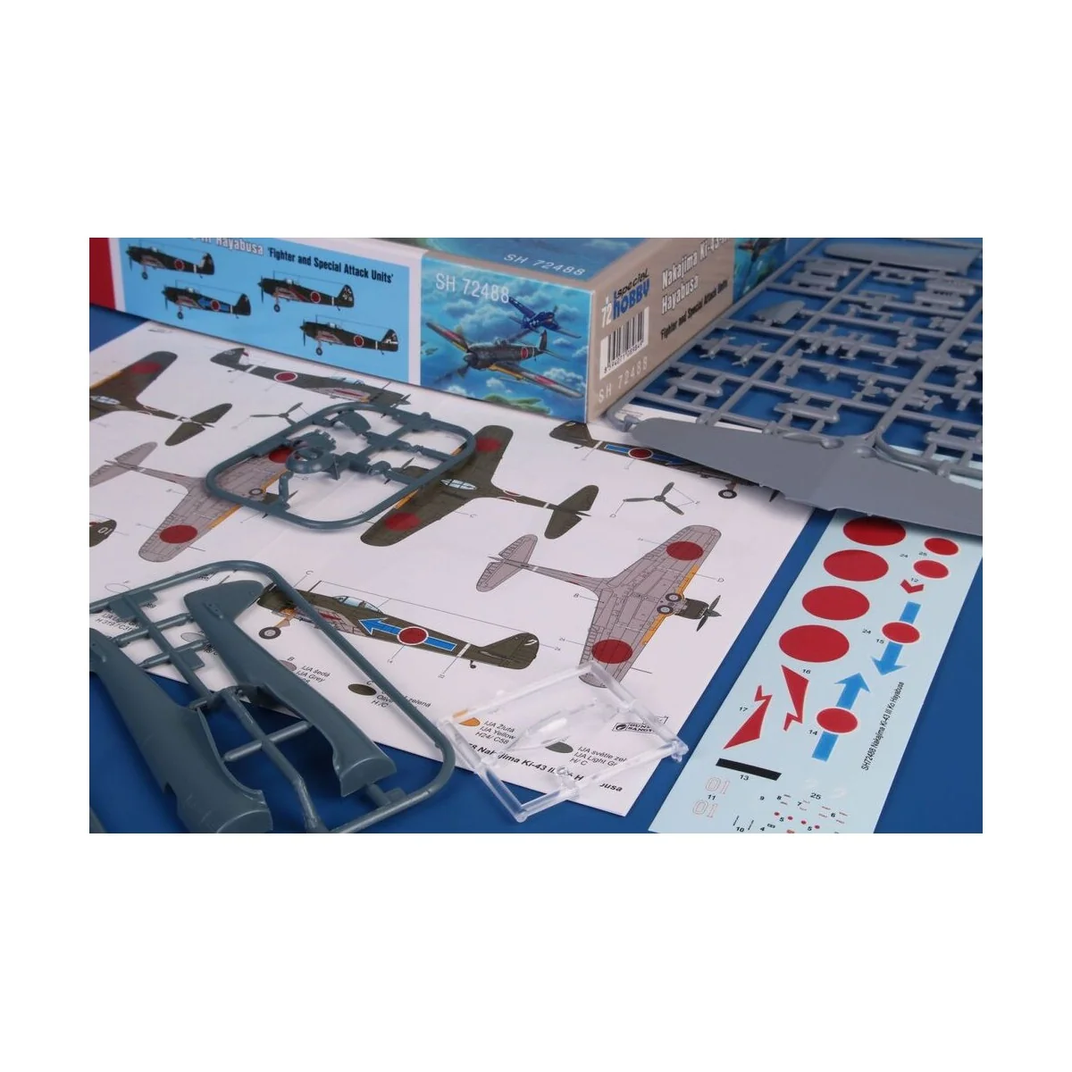 Nakajima Ki-43-III Hayabusa / Oscar, 1/72 - Special Hobby 100-SH72488