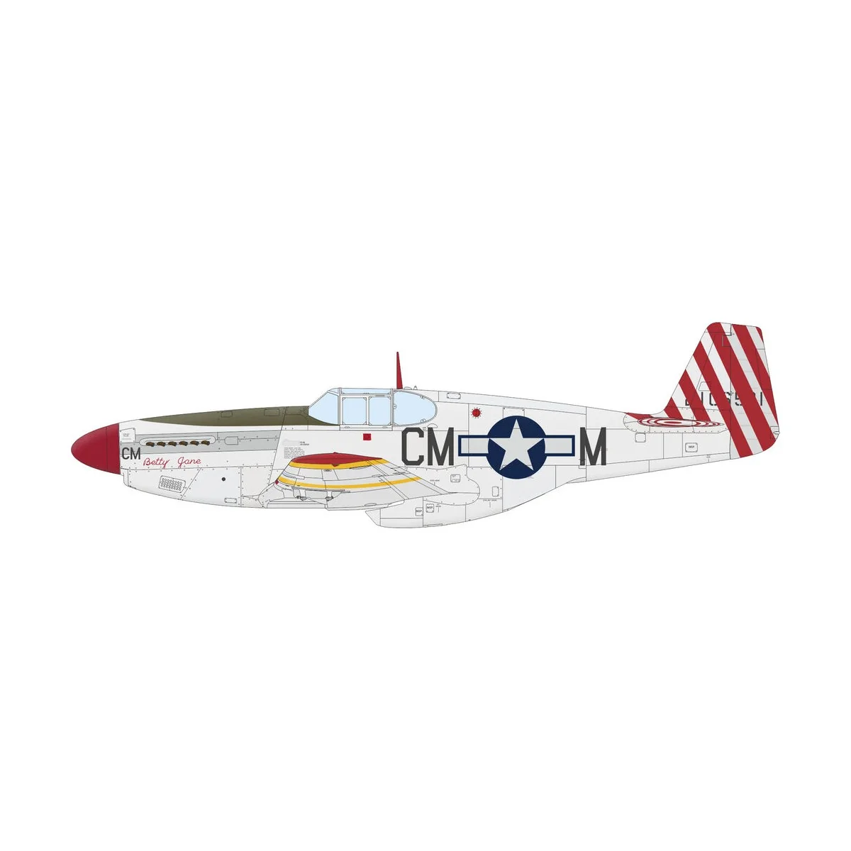 P-51B Mustang Birdcage canopy 1/48 EDUARD-PROFIPACK - Eduard Plasti...