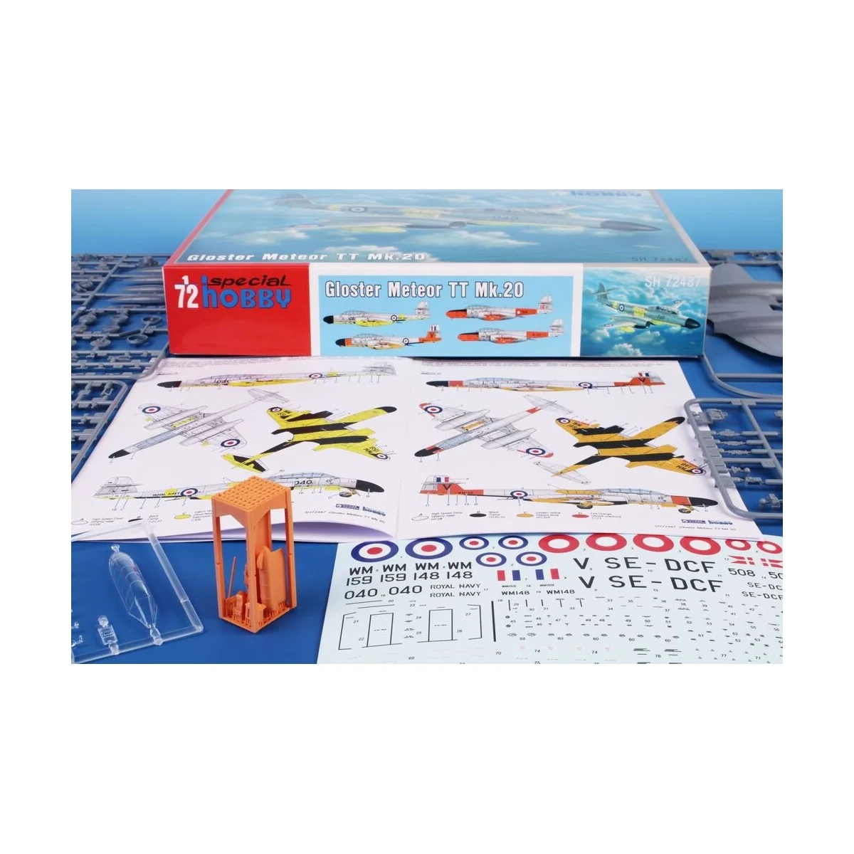 Gloster Meteor TT Mk.20, 1/72 - Special Hobby 100-SH72487