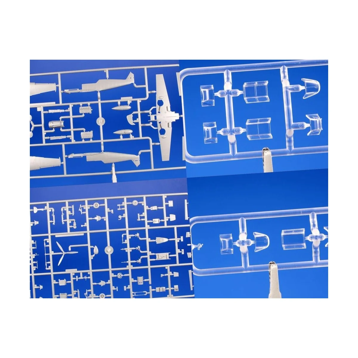 Messerschmitt Bf 109E-3 / Simple Set, 1/72 - Special Hobby 100-SS018