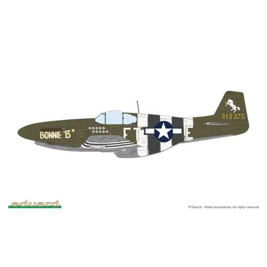 P-51B/C Mustang w/ dorsal fin EDUARD-PROFIPACK, 1/48 - Eduard Plast... P-51B/C Mustang w/ dorsal fin EDUARD-PROFIPACK, 1/48 - Eduard Plast...