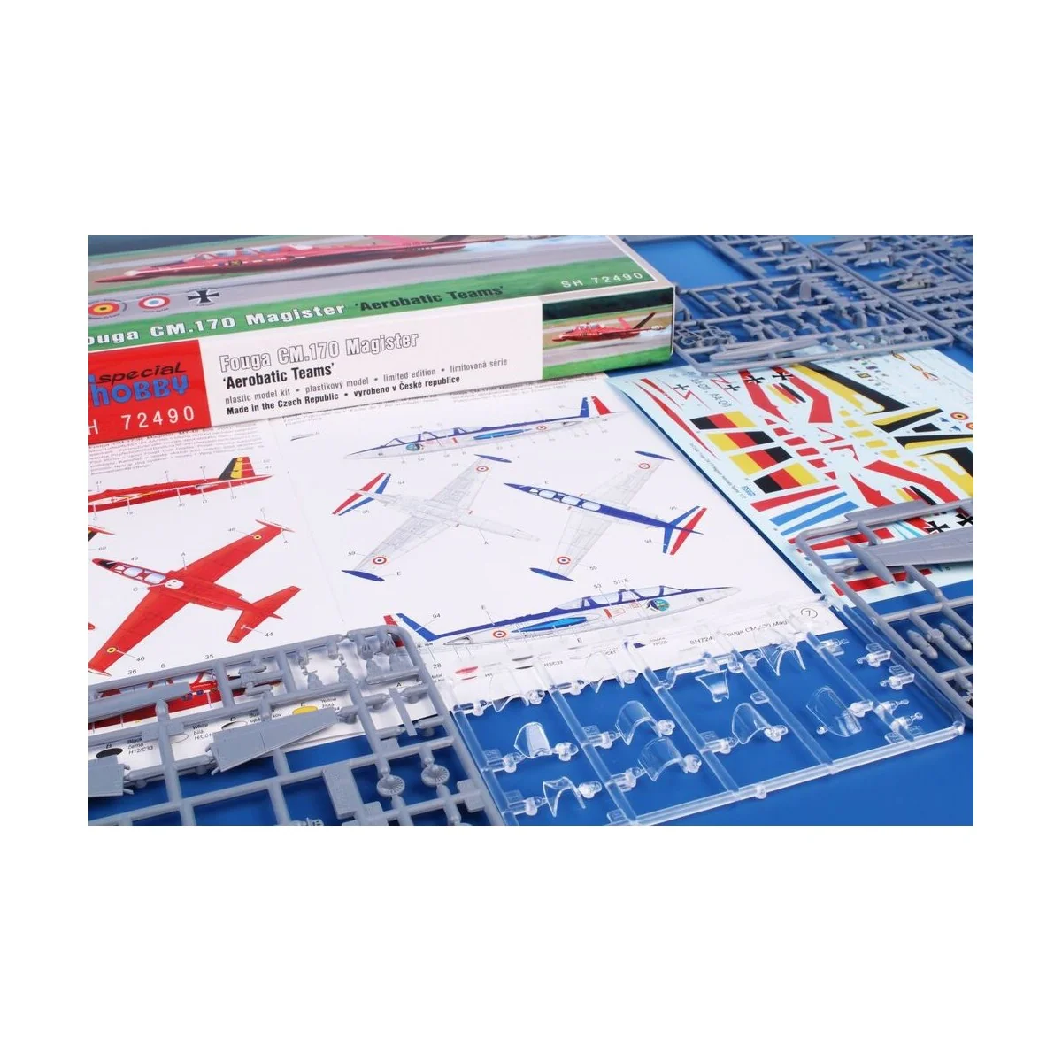 Fouga CM.170 Magister ‘Aerobatic Teams’, 1/72 - Special Hobby 100-S...