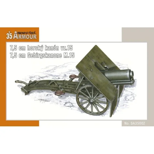 7, 5cm horsky kanon vz.15(7, 5cm Gebirskan M.15 / 7, 5 cm), 1/35 - ...