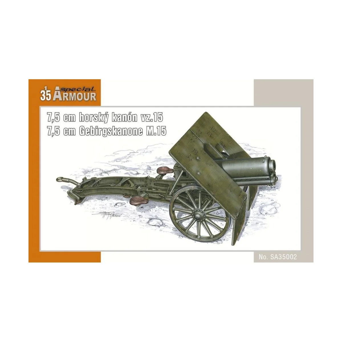 7, 5cm horsky kanon vz.15(7, 5cm Gebirskan M.15 / 7, 5 cm), 1/35 - ...