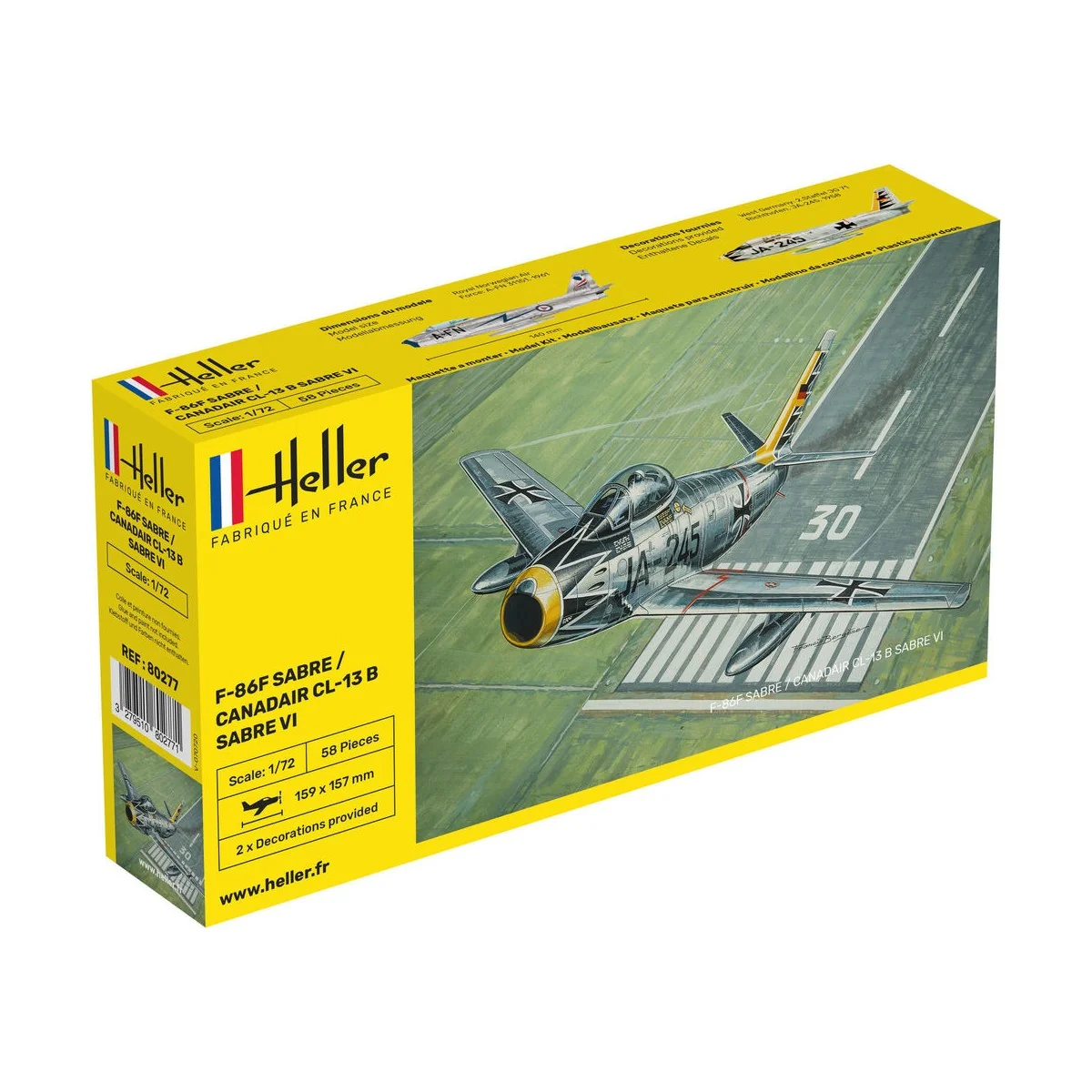 F-86F Sabre / Canadair CL-13 B Sabre VI, 1/72 - Heller 80277