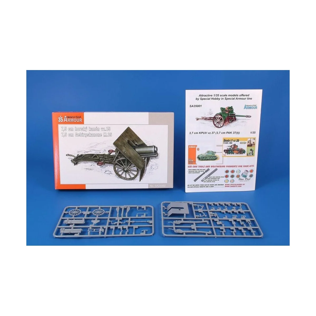 7, 5cm horsky kanon vz.15(7, 5cm Gebirskan M.15 / 7, 5 cm), 1/35 - ...
