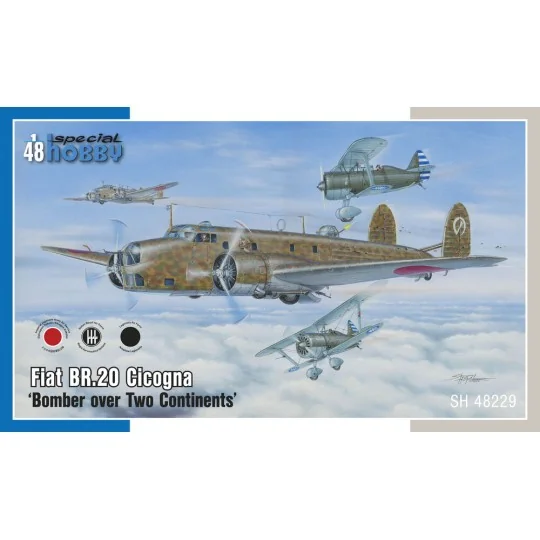 Fiat Br.20 Cicogna ‘Bomber over Two Continents’, 1/48 - Special Hob...