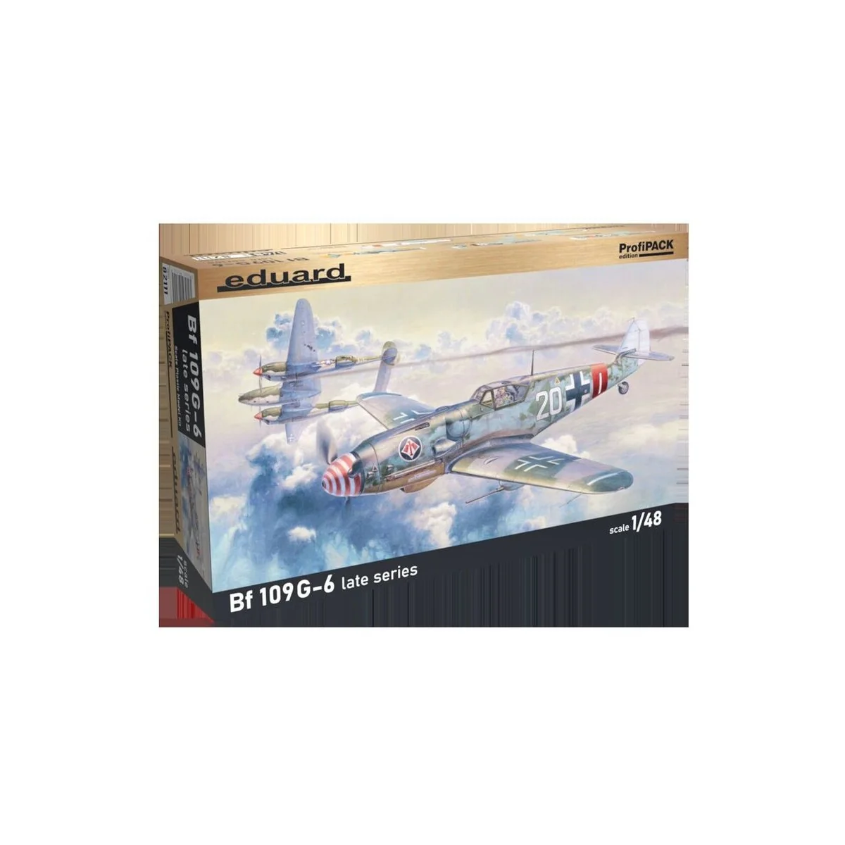 Bf 109G-6 late series 1/48 Profipack - Eduard Plastic Kits 82111