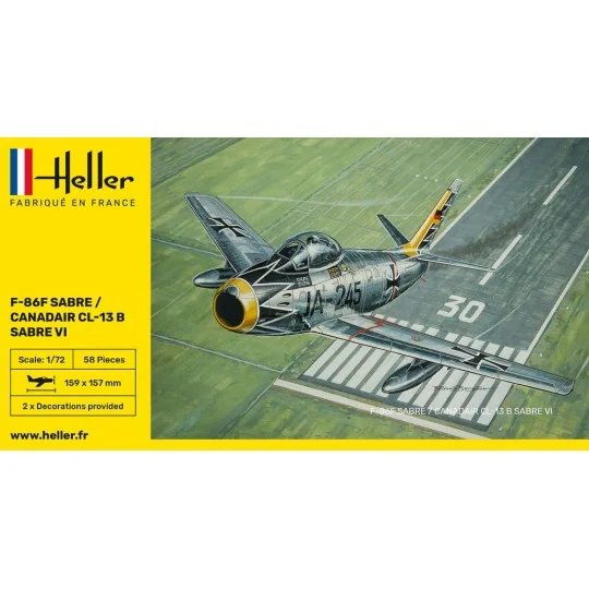 F-86F Sabre / Canadair CL-13 B Sabre VI, 1/72 - Heller 80277