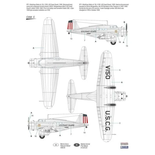 Delta 1D/E US Transport plane, 1/72 - Special Hobby 100-SH72329