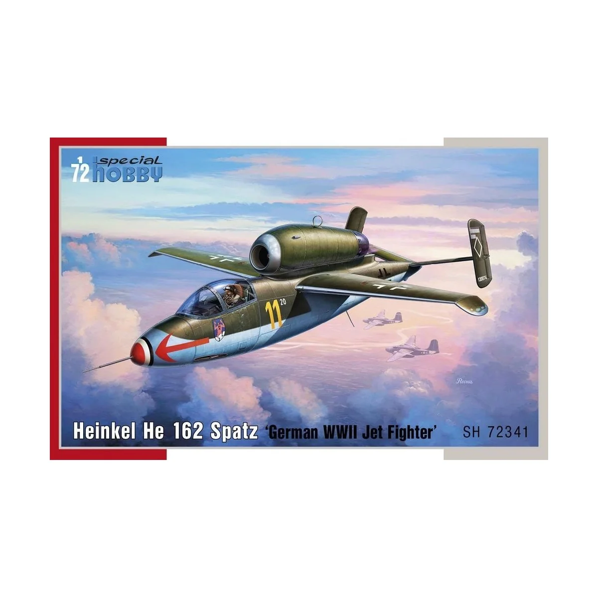 Heinkel He 162 Spatz, 1/72 - Special Hobby 100-SH72341