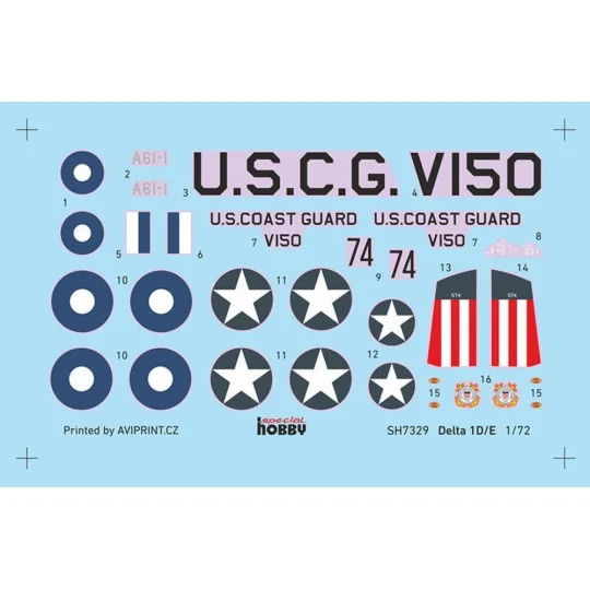 Delta 1D/E US Transport plane, 1/72 - Special Hobby 100-SH72329