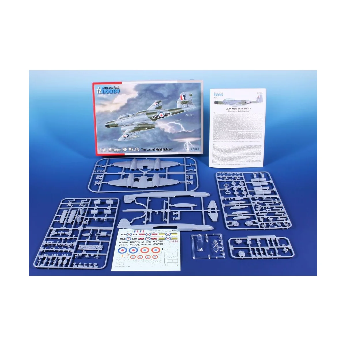 A.W. Meteor NF Mk.14 The Last of Night Fighters, 1/72 - Special Hob...