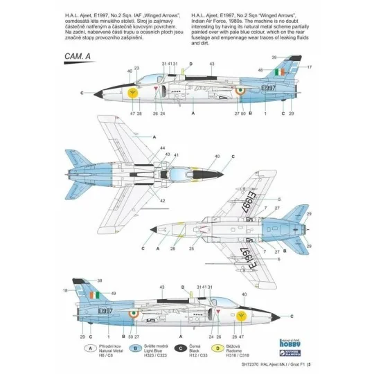 Ajeet Mk.I"Indian Light Fighter", 1/72 - Special Hobby 100-SH72370