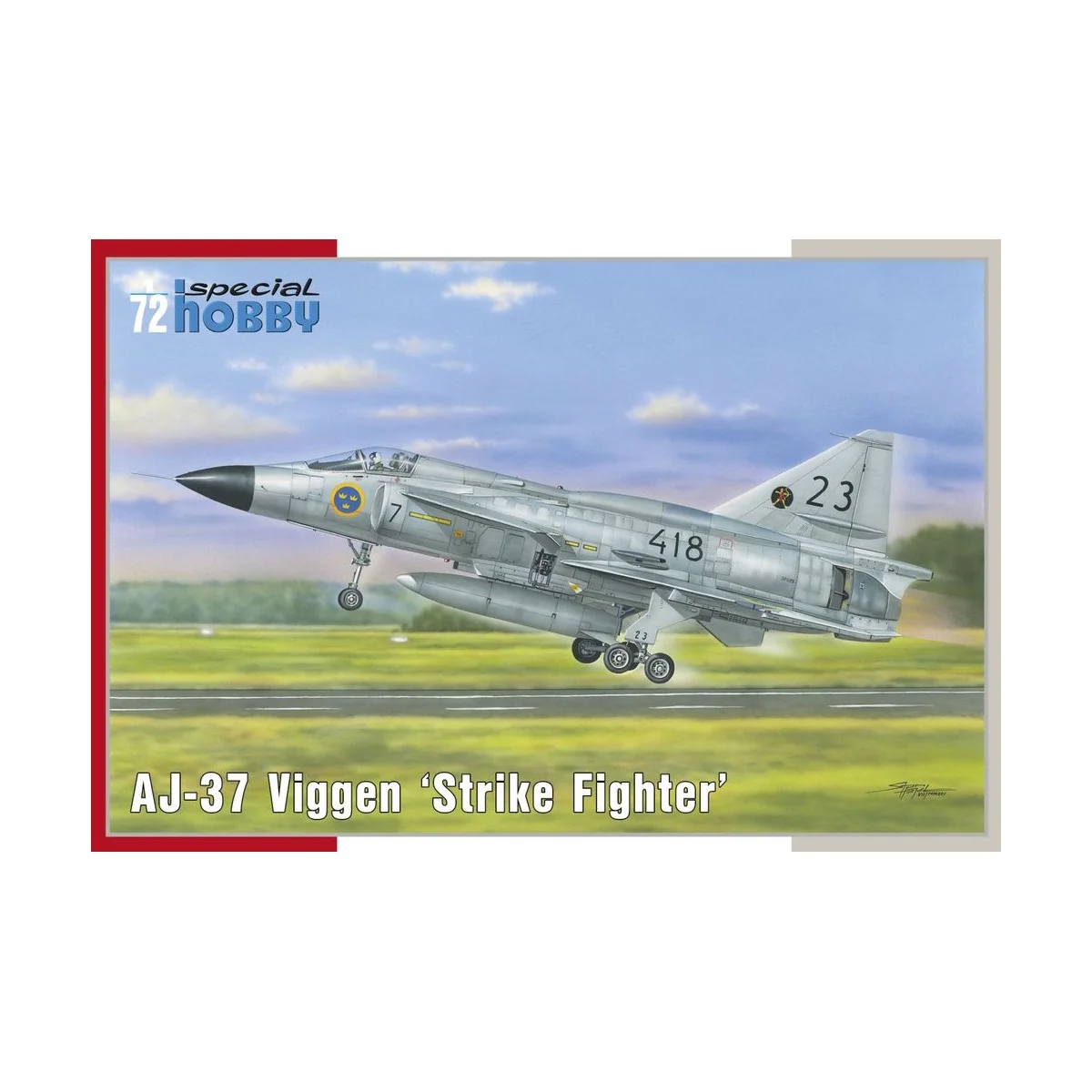 AJ-37 Viggen Strike Fighter, 1/72 - Special Hobby 100-SH72378