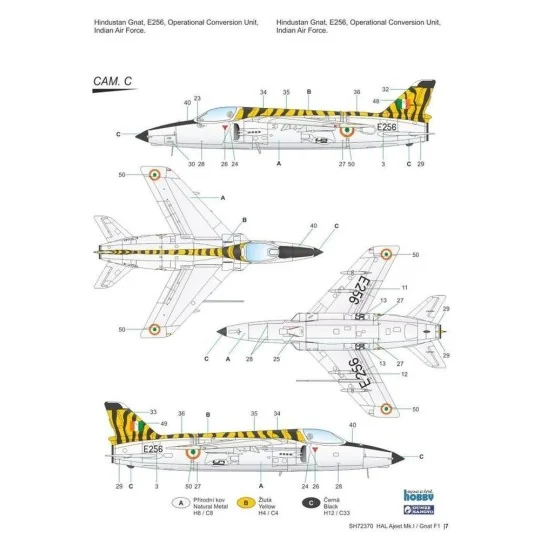 Ajeet Mk.I"Indian Light Fighter", 1/72 - Special Hobby 100-SH72370