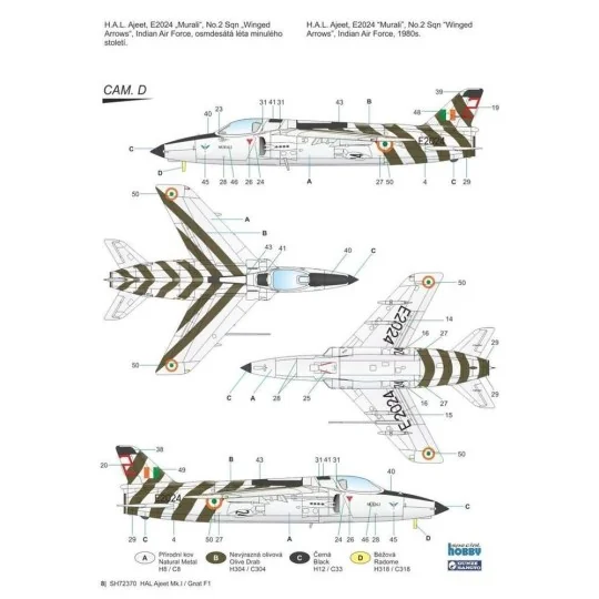 Ajeet Mk.I"Indian Light Fighter", 1/72 - Special Hobby 100-SH72370