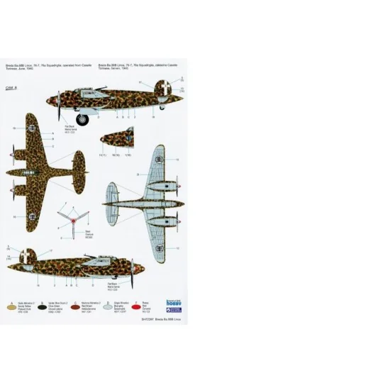 Breda Ba.88B Lince, 1/72 - Special Hobby 100-SH72397