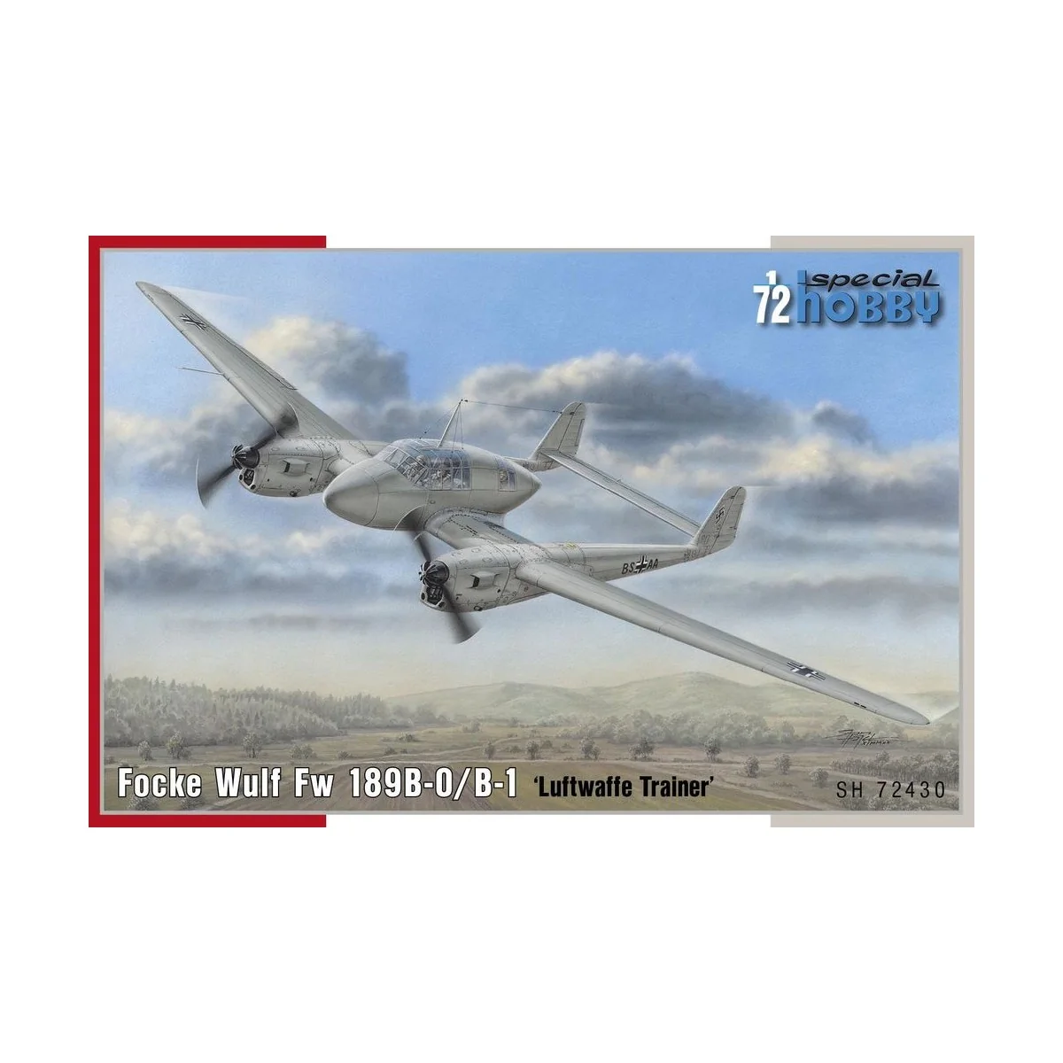 Focke Wulf Fw 189B Uhu Trainer, 1/72 - Special Hobby 100-SH72430