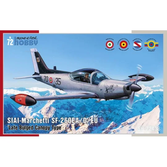 SIAI-Marchetti SF-260EA/D/EU Late Bulged Canopy Type, 1/72 - Specia...