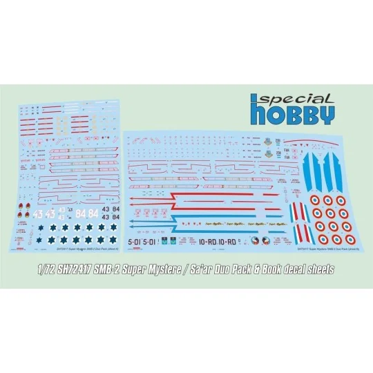 SMB-2 Super Mystere Duo Pack & Book, 1/72 - Special Hobby 100-SH72417