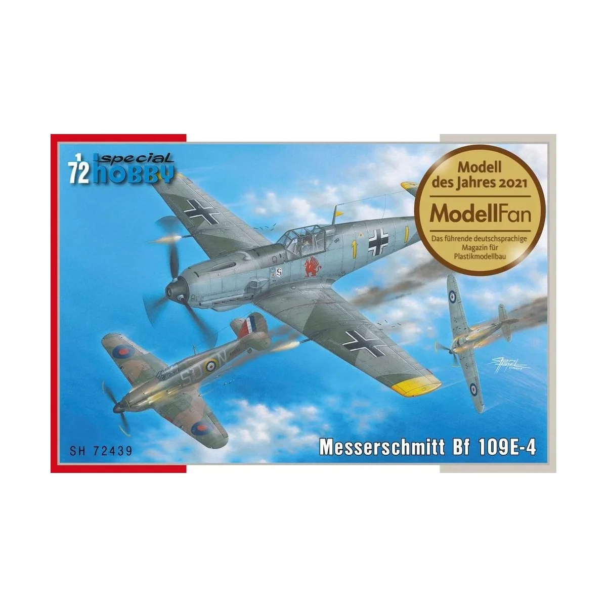 Messerschmitt Bf 109E-4, 1/72 - Special Hobby 100-SH72439