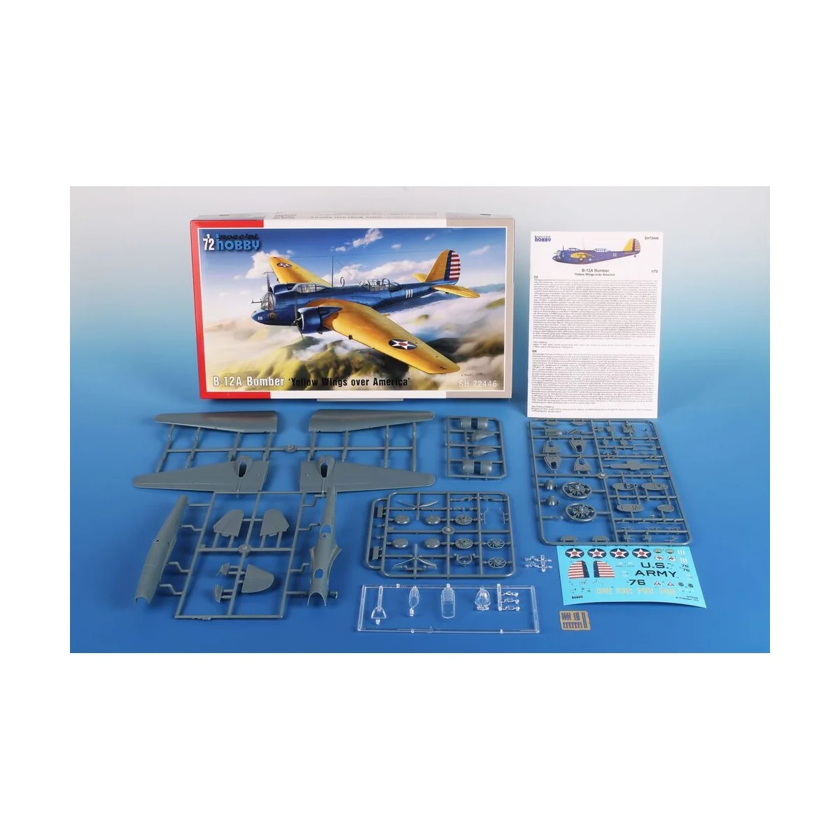 B-12A Bomber ‘Yellow Wings over America’, 1/72 - Special Hobby 100-...