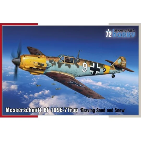 Messerschmitt Bf 109E-7Trop Braving Sand and Snow, 1/72 - Special H...