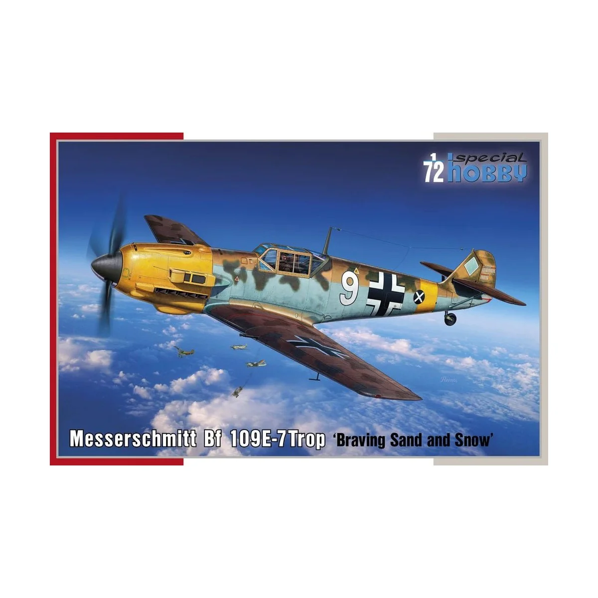 Messerschmitt Bf 109E-7Trop Braving Sand and Snow, 1/72 - Special H...