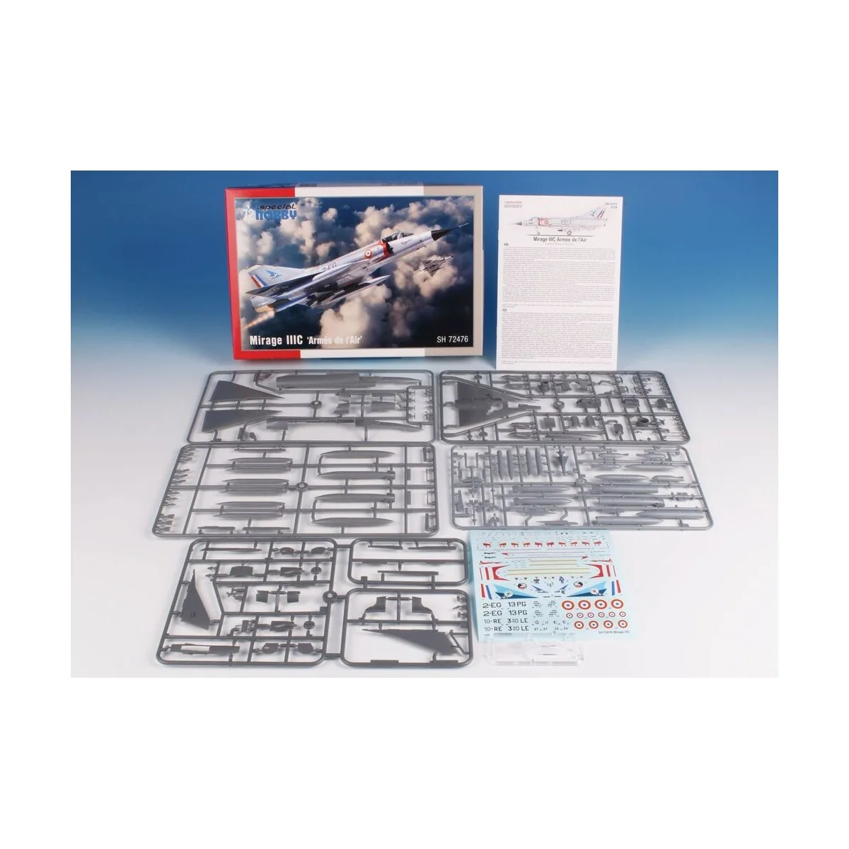 Mirage IIIC Armee de I'Air, 1/72 - Special Hobby 100-SH72476