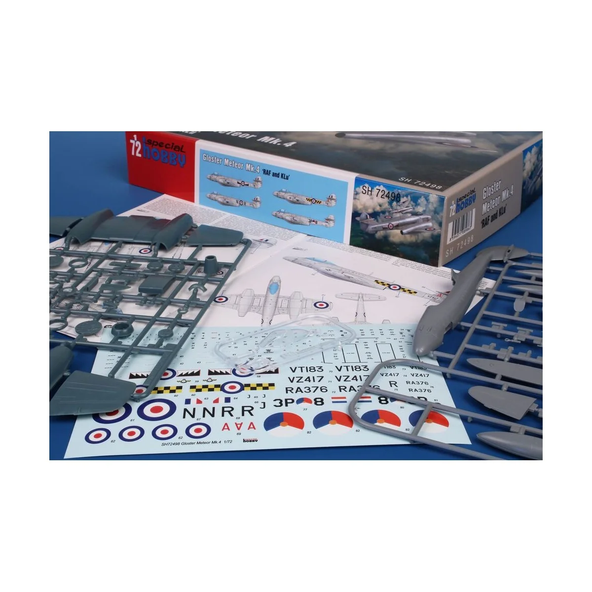 Gloster Meteor Mk.4, 1/72 - Special Hobby 100-SH72498