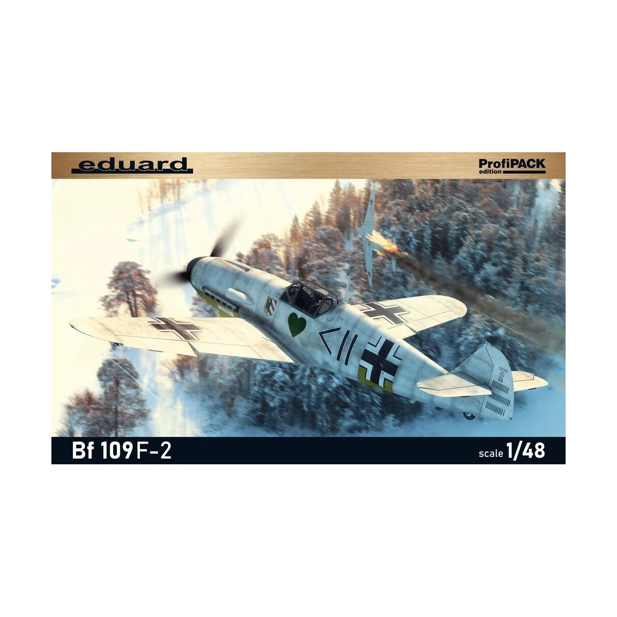 Bf 109F-2 1/48 Profipack, 1/48 - Eduard Plastic Kits 82115