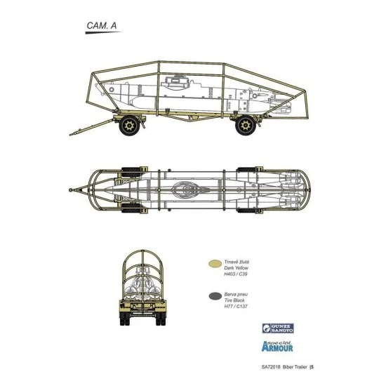 Biber Trailer, 1/72 - Special Hobby 100-SA72018
