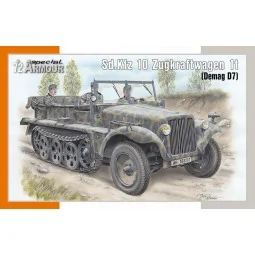 Sd.Kfz 10 Zugkraftwagen 1t (Demag D7), 1/72 - Special Hobby 100-SA7...
