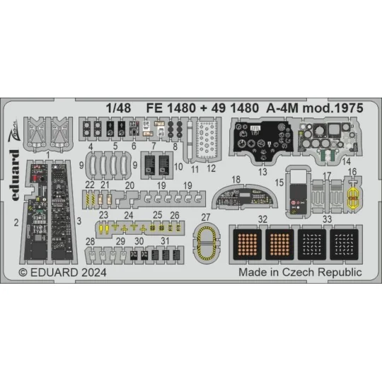 A-4M mod. 1975 MAGIC FACTORY, 1/48 - Eduard Accessories FE1480