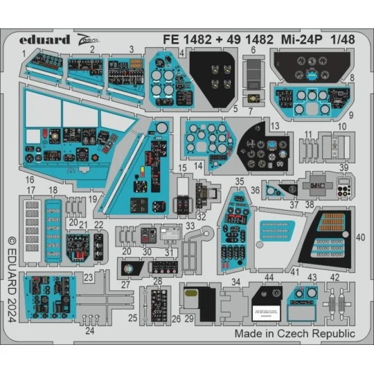 Mi-24P, 1/48 - Eduard Accessories FE1482