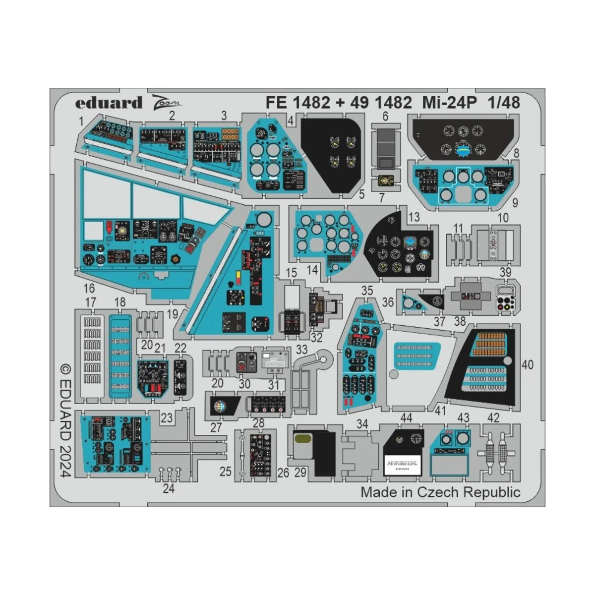 Mi-24P, 1/48 - Eduard Accessories FE1482