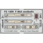 F-86A seatbelts STEEL CLEAR PROP, 1/48 - Eduard Accessories FE1489