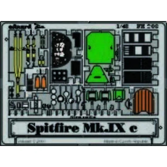 Spitfire Mk.Ixc, 1/48 - Eduard Accessories FE203