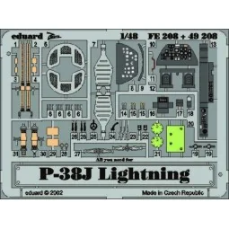 P-38J Lighting, 1/48 - Eduard Accessories FE208