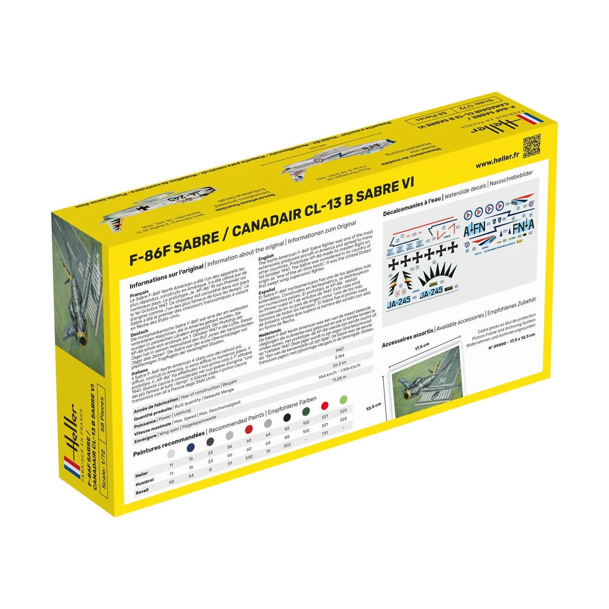 F-86F Sabre / Canadair CL-13 B Sabre VI - Heller 80277