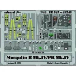 Mosquito B.Mk.IV/PR Mk.IV für Tamiya Bausatz, 1/48 - Eduard Accesso...