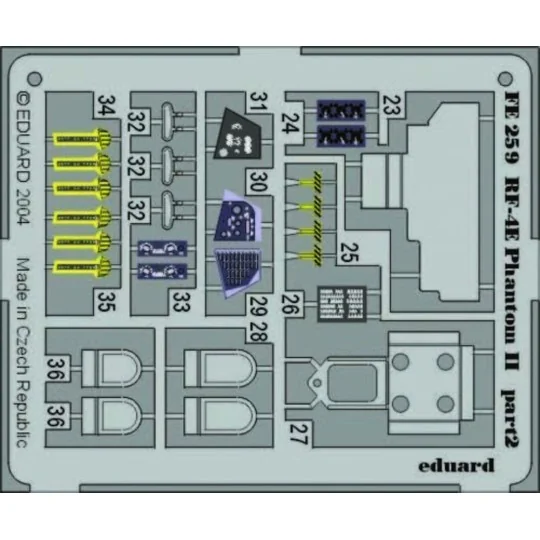 RF-4E Phantom II, 1/48 - Eduard Accessories FE259