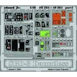 SBD-3 Dauntless, 1/48 - Eduard Accessories FE284