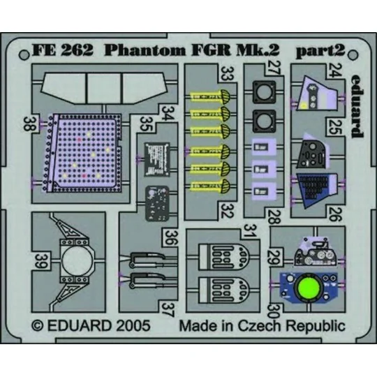 Phantom FGR Mk.2 für Hasegawa Bausatz, 1/48 - Eduard Accessories FE262