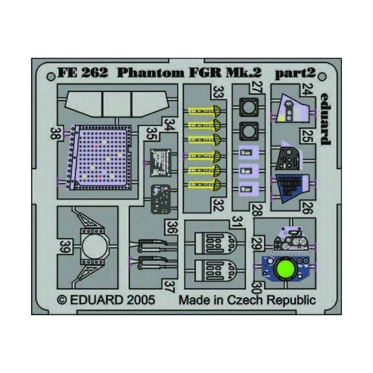Phantom FGR Mk.2 für Hasegawa Bausatz, 1/48 - Eduard Accessories FE262