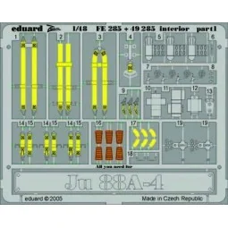 Ju 88A-4 interior, 1/48 - Eduard Accessories FE285 2