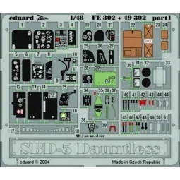 SBD-5 Dauntless, 1/48 - Eduard Accessories FE302